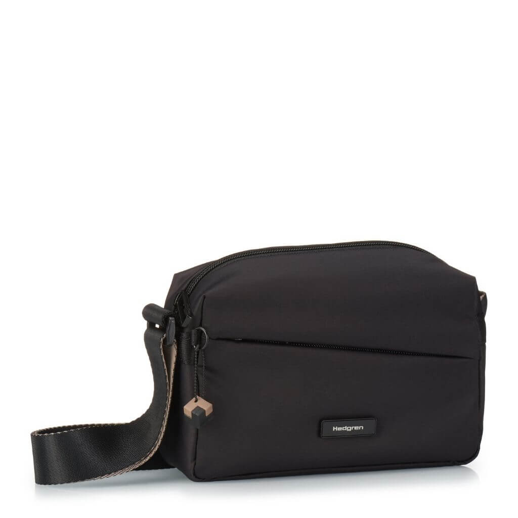 Hedgren Neutron Small Crossbody Bag Black - Love Luggage