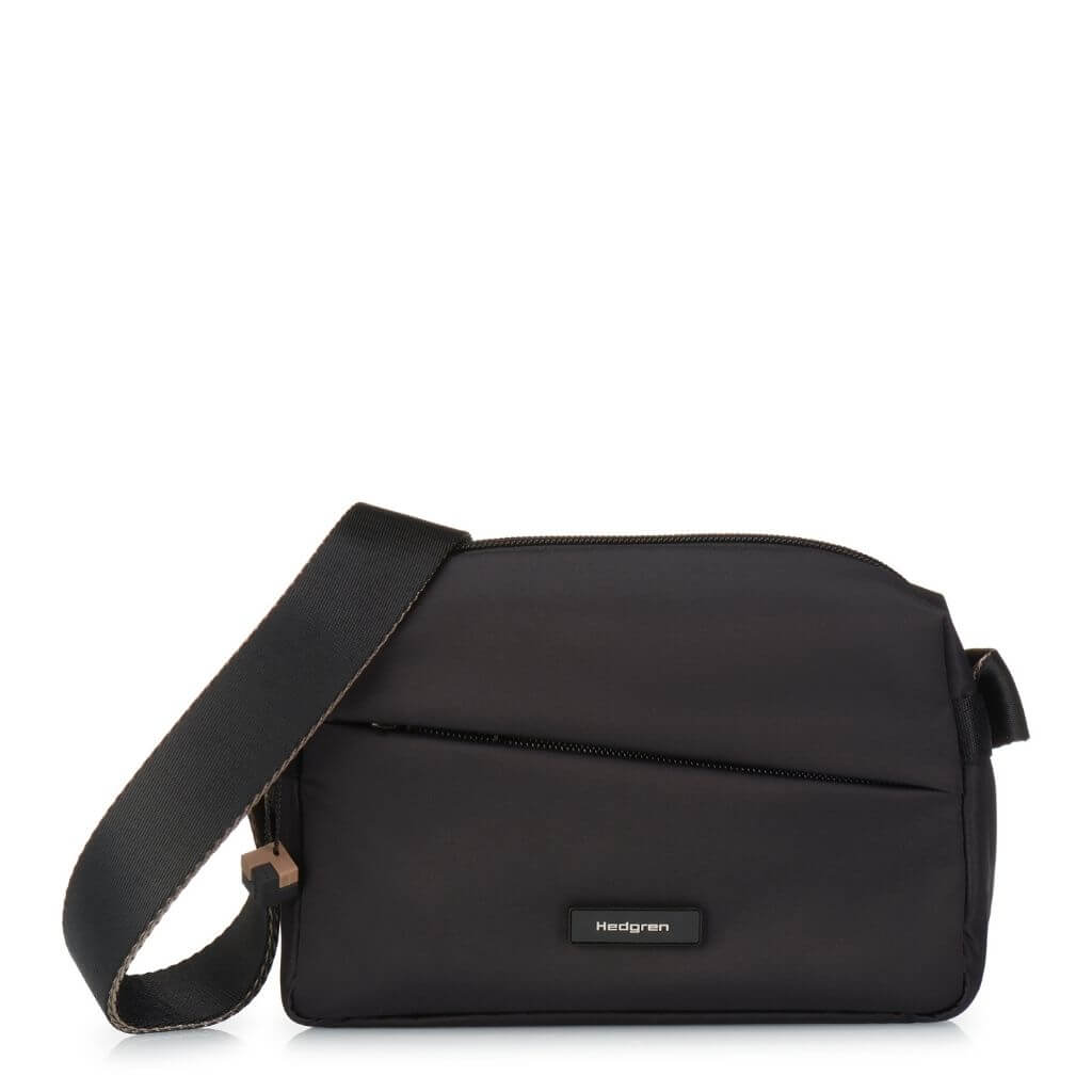Hedgren Neutron Small Crossbody Bag Black - Love Luggage