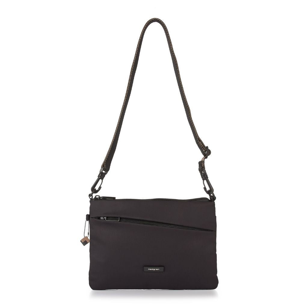 Hedgren Orbit Flat Crossbody Black - Love Luggage