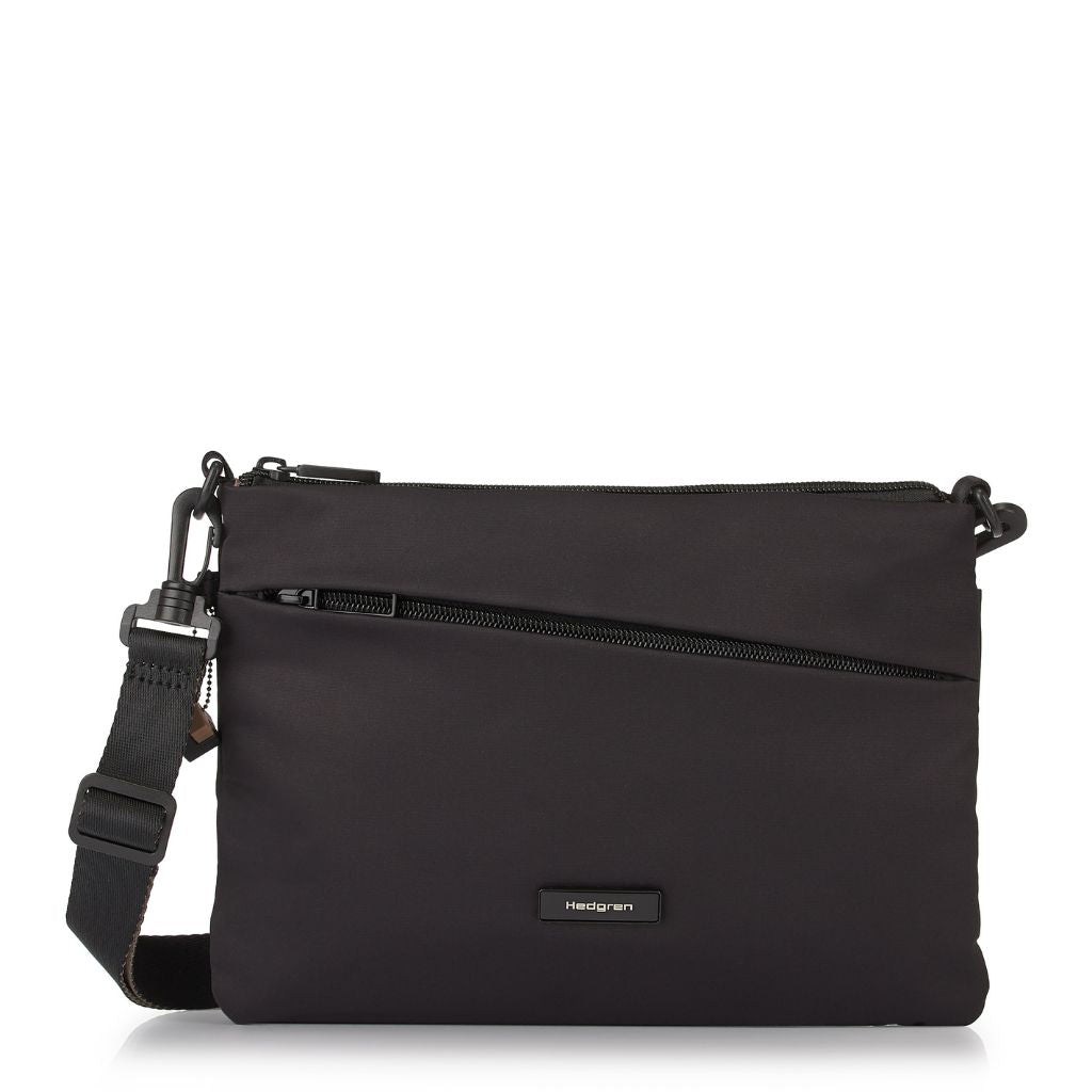 Hedgren Orbit Flat Crossbody Black - Love Luggage