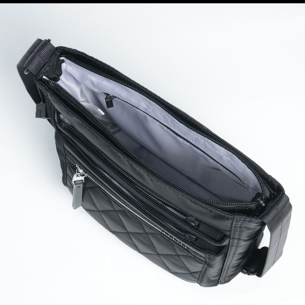 Hedgren Orva Crossbody Bag RFID Quilted Black - Love Luggage