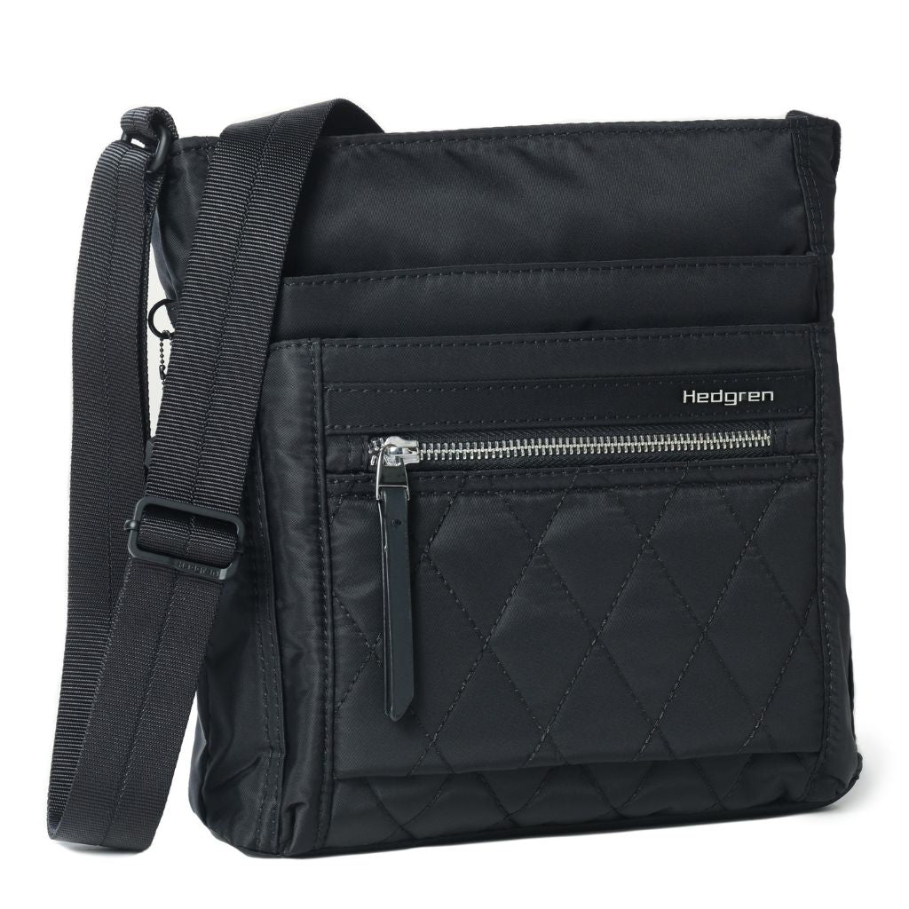 Hedgren Orva Crossbody Bag RFID Quilted Black | On Sale - Love Luggage