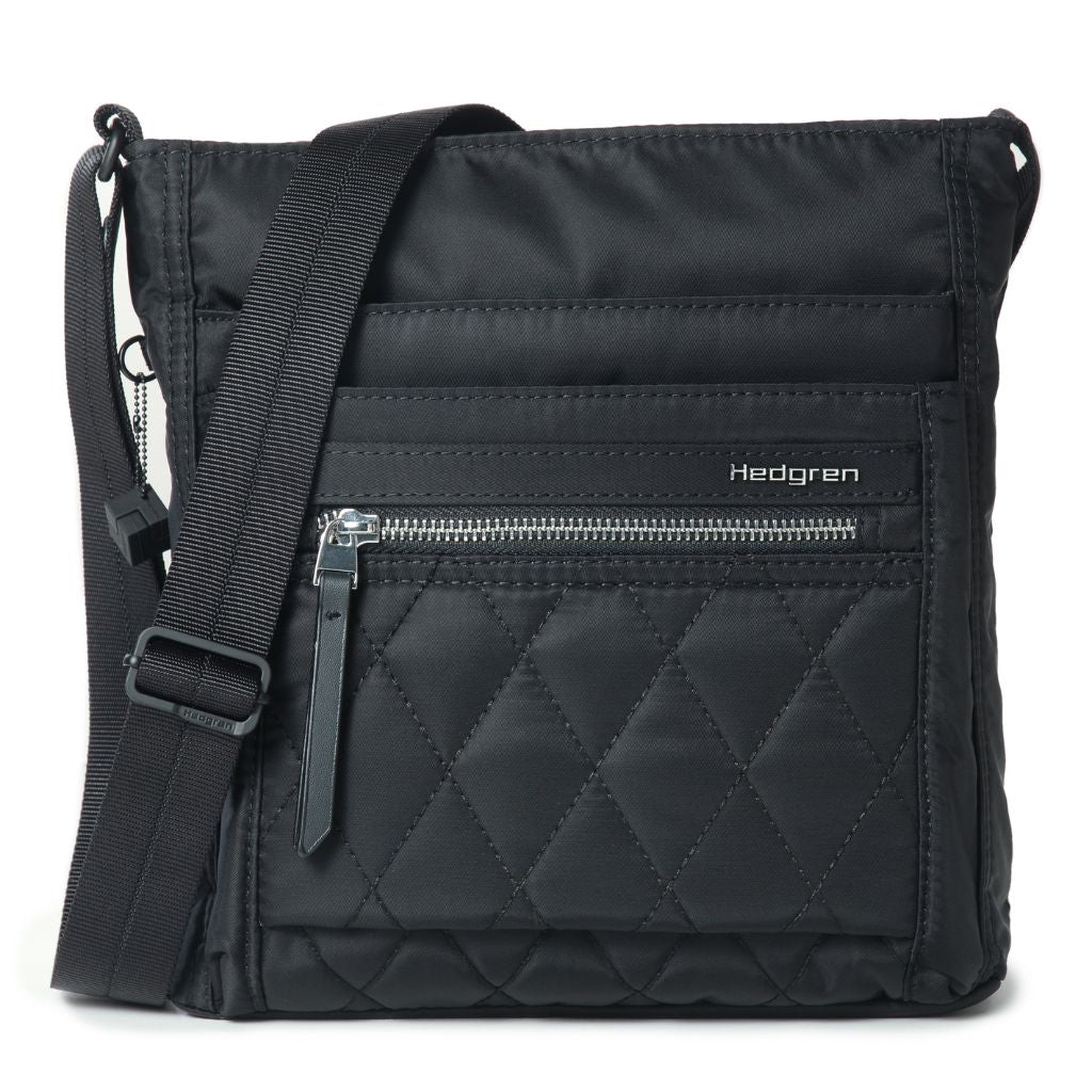 Hedgren Orva Crossbody Bag RFID Quilted Black - Love Luggage