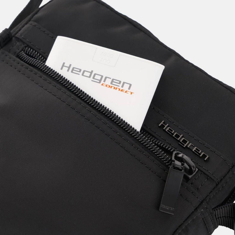 Hedgren Rush Compact Crossover / Bag RFID Black - Love Luggage