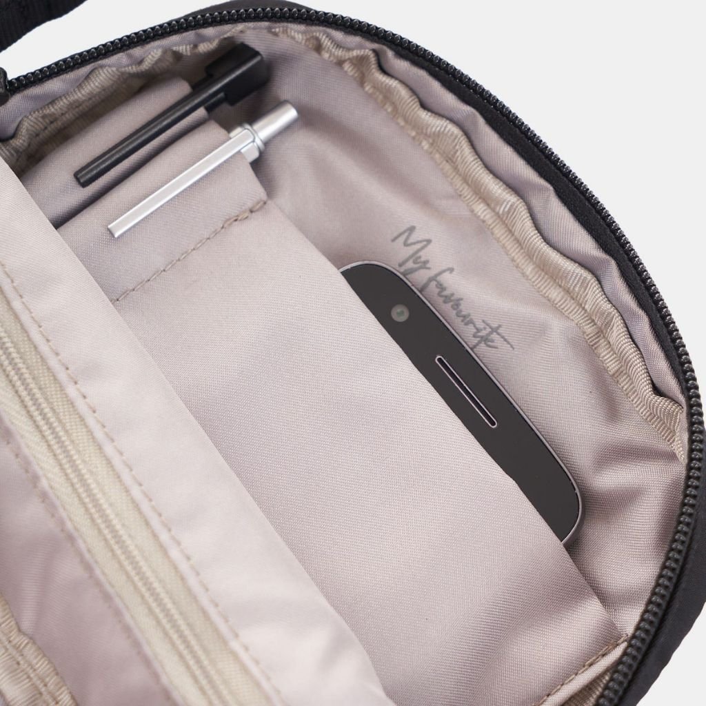 Hedgren Rush Compact Crossover / Bag RFID Black - Love Luggage