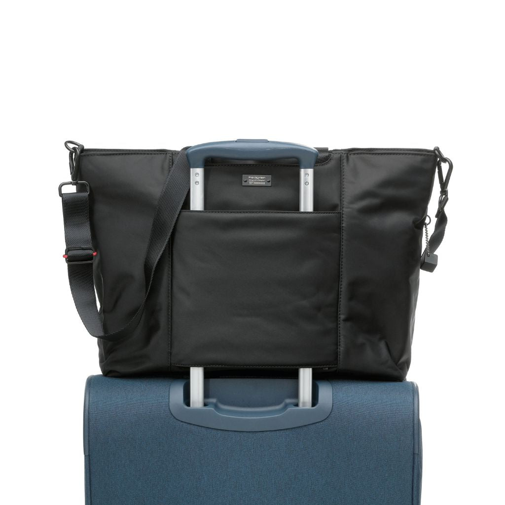 Hedgren Swing Large Tote RFID - Black - Love Luggage