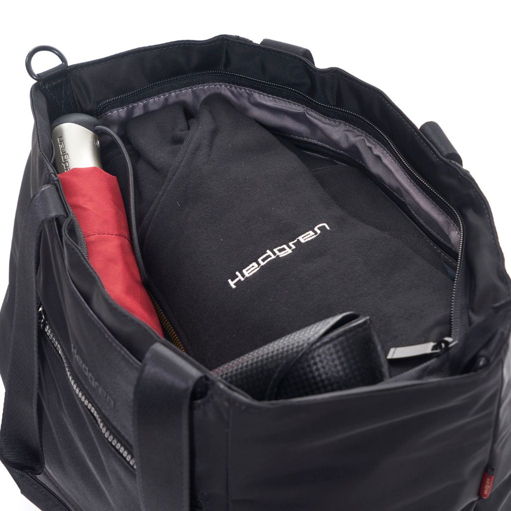 Hedgren Swing Large Tote RFID - Black - Love Luggage