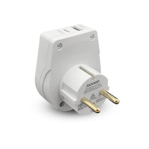 Jackson Outbound Slim USB - A & C Travel Adaptor AUS to EU - Love Luggage