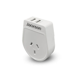 Jackson Outbound Slim USB-A & C Travel Adaptor - AUS to USA - Love Luggage