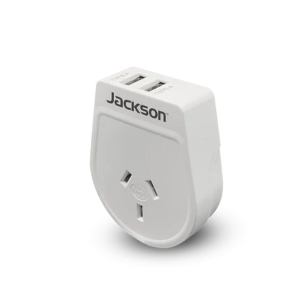 Jackson Outbound Slim USB - A & C Travel Adaptor - AUS to USA - Love Luggage