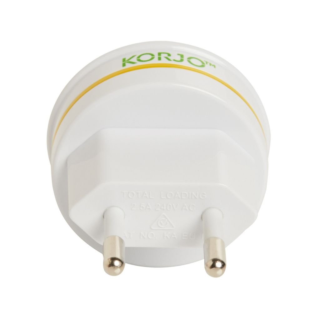 Korjo Europe (Italy and Switzerland) Travel Adaptor KAEUIS - Love Luggage