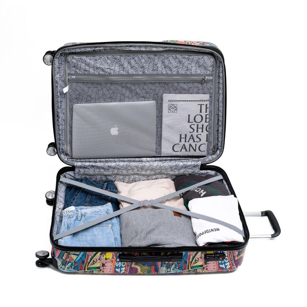 Marval Comic Carry On Hardsided Suitcase - Love Luggage
