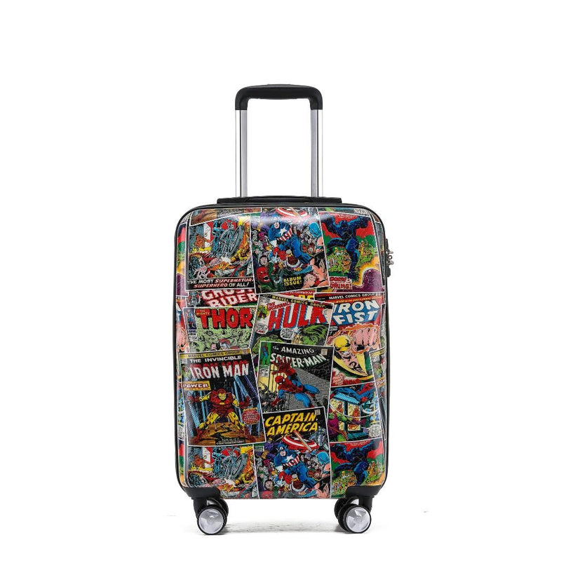 Marval Comic Carry On Hardsided Suitcase - Love Luggage