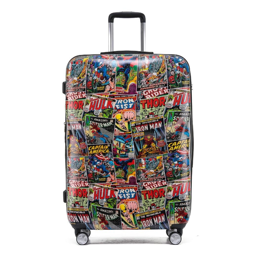 Marval Comic Large Hardsided Suitcase - Love Luggage