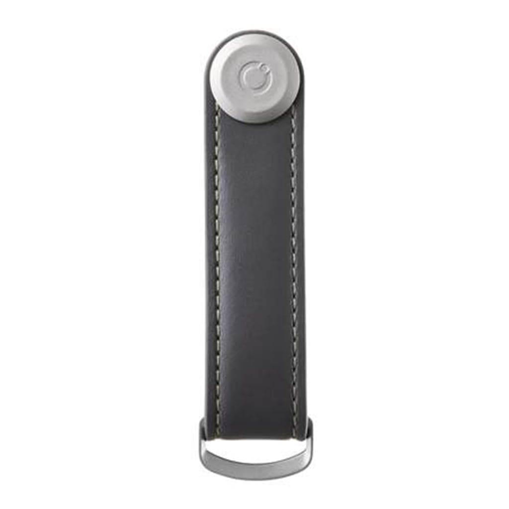 Orbitkey Leather 2.0 Key Organiser Charcoal/Grey - Love Luggage