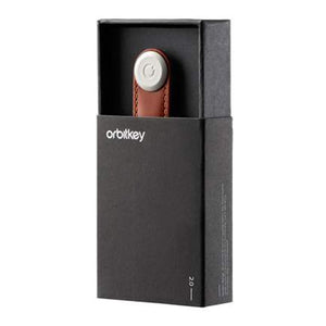 Orbitkey Leather 2.0 Key Organiser Cognac/Tan - Love Luggage