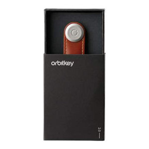 Orbitkey Leather 2.0 Key Organiser Espresso/Brown - Love Luggage