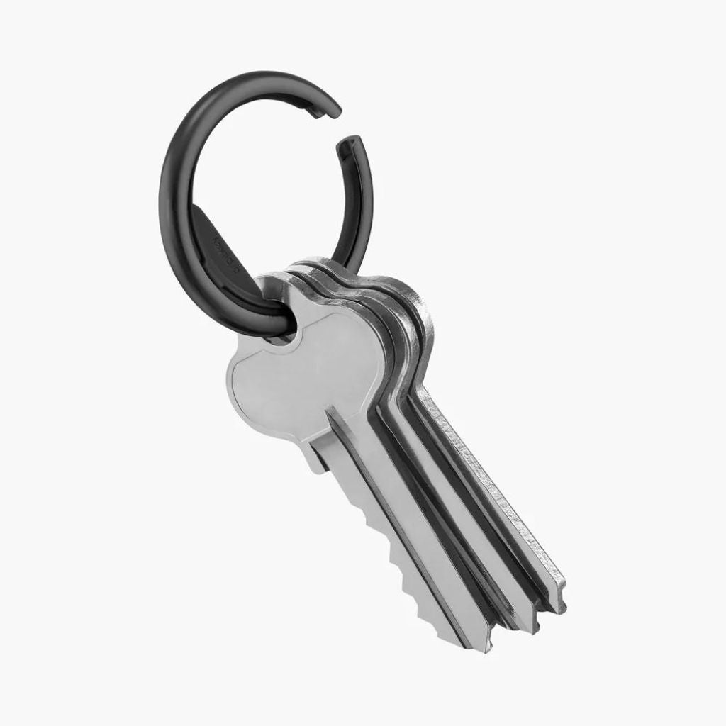 Orbitkey Ring - Holds upto 10 Keys - Black - Love Luggage