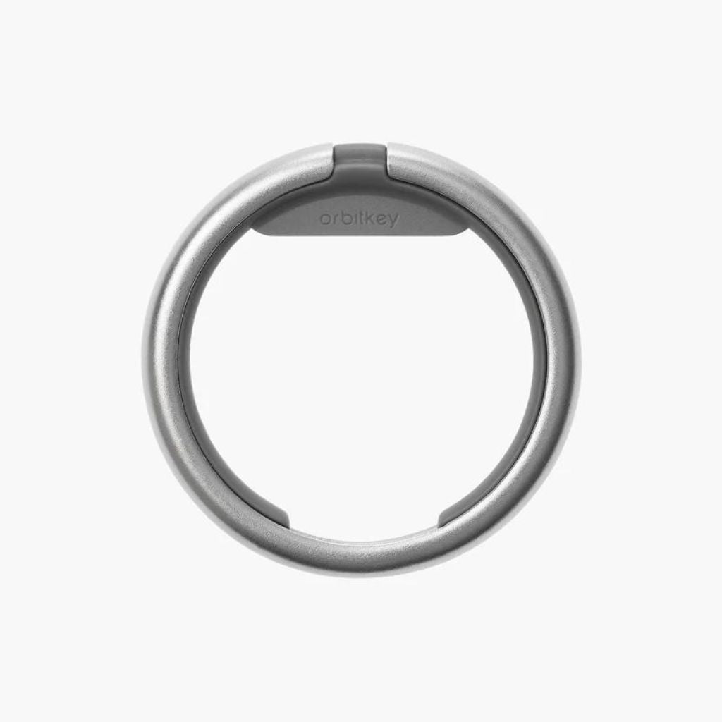 Orbitkey Ring - Holds upto 10 Keys - Silver - Love Luggage