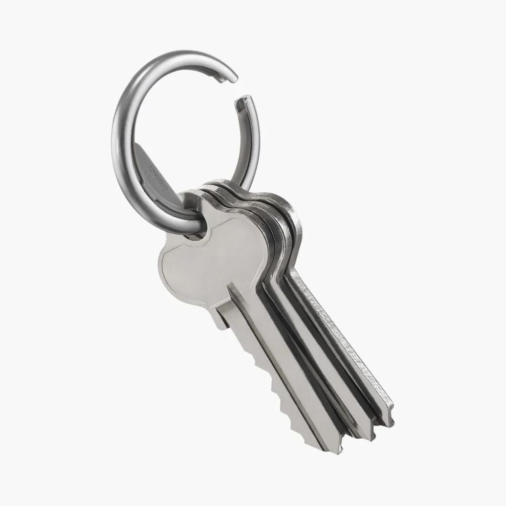 Orbitkey Ring - Holds upto 10 Keys - Silver - Love Luggage