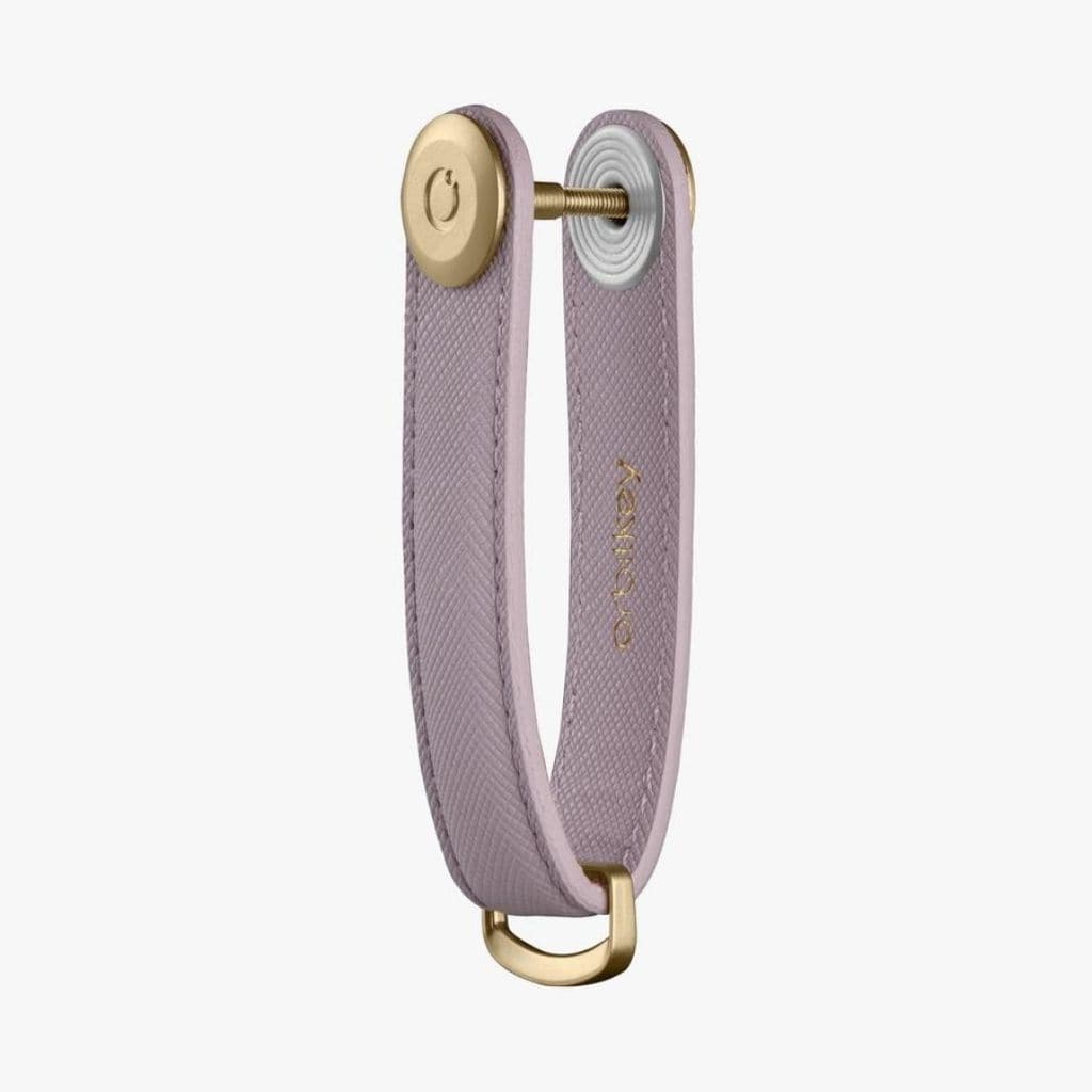 Orbitkey Saffiano Leather 2.0 Key Organiser Lilac - Love Luggage