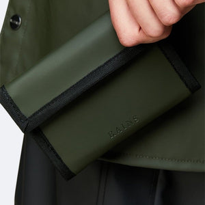 Rains Velcro Wallet - Green - Love Luggage