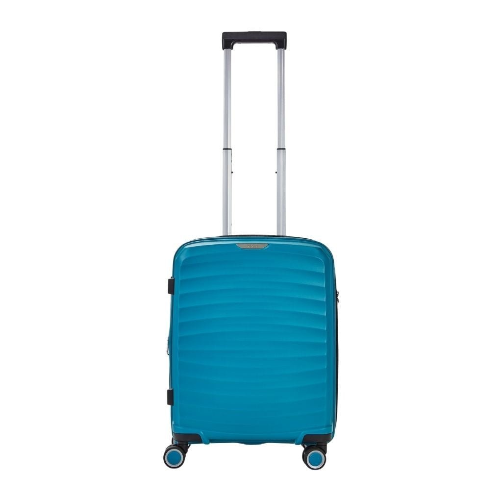 Rock Sunwave 3 Piece Set Expander Hardsided Luggage - Blue - Love Luggage