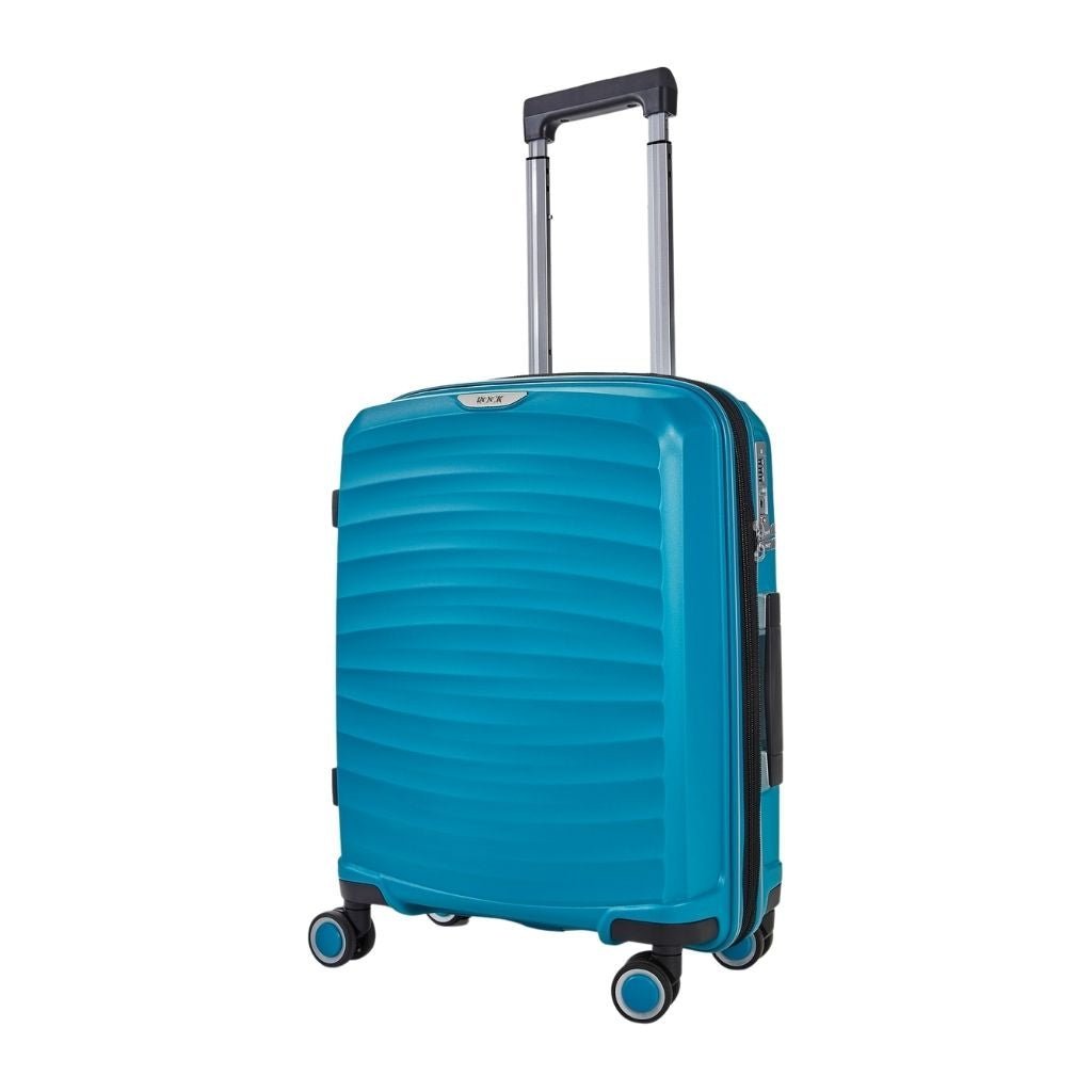 Rock Sunwave 3 Piece Set Expander Hardsided Luggage - Blue - Love Luggage