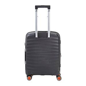 Rock Sunwave 3 Piece Set Expander Hardsided Luggage - Charcoal - Love Luggage