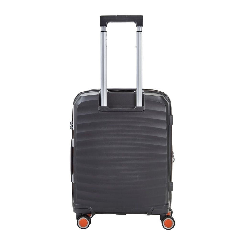 Rock Sunwave 3 Piece Set Expander Hardsided Luggage - Charcoal - Love Luggage