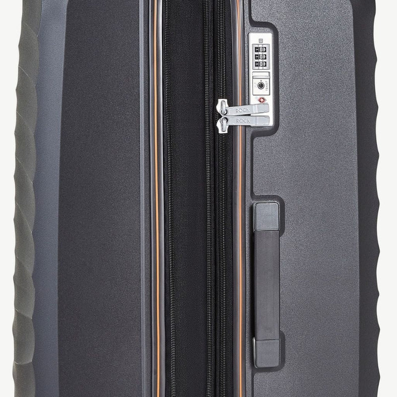Rock Sunwave 3 Piece Set Expander Hardsided Luggage - Charcoal - Love Luggage