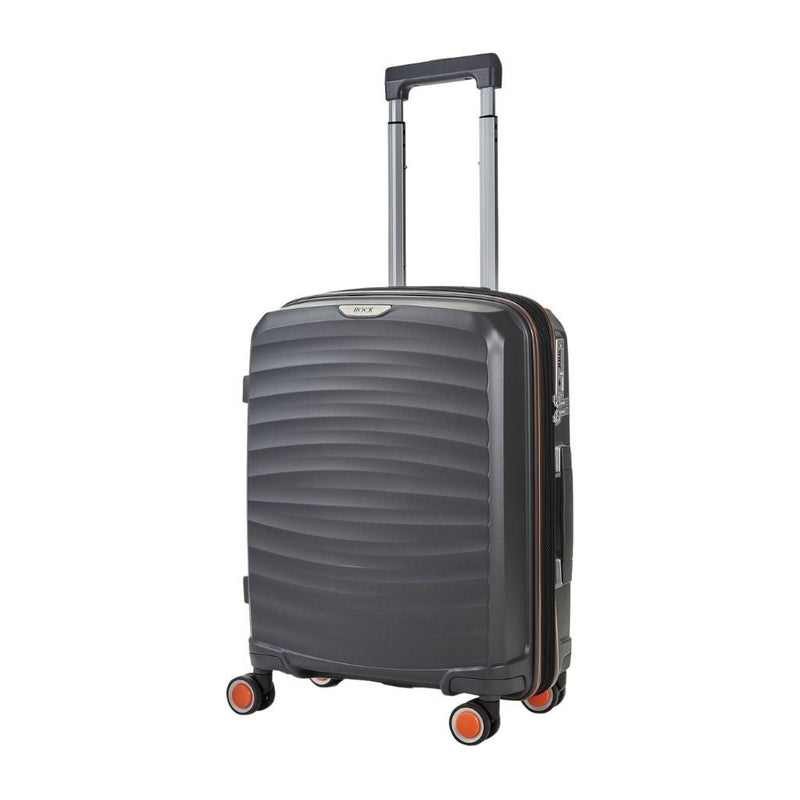 Rock Sunwave 3 Piece Set Expander Hardsided Luggage - Charcoal - Love Luggage