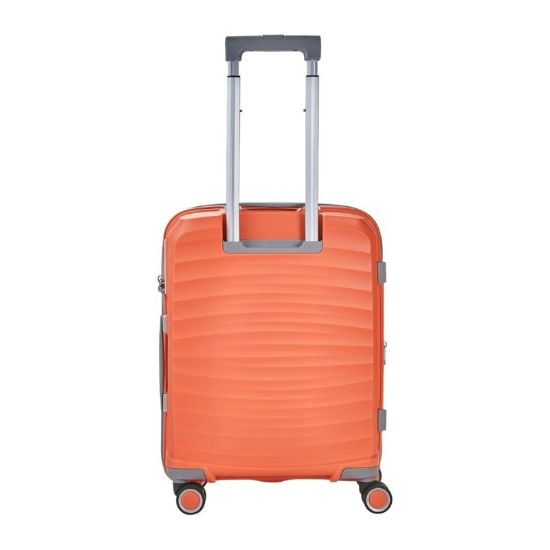 Rock Sunwave 3 Piece Set Expander Hardsided Luggage - Peach - Love Luggage