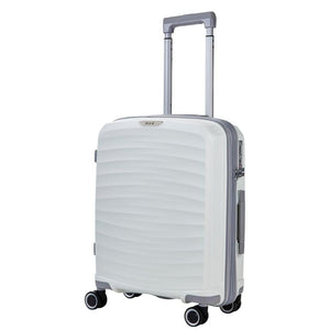 Rock Sunwave 3 Piece Set Expander Hardsided Luggage - White - Love Luggage
