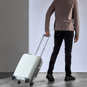 Rock Sunwave 3 Piece Set Expander Hardsided Luggage - White - Love Luggage