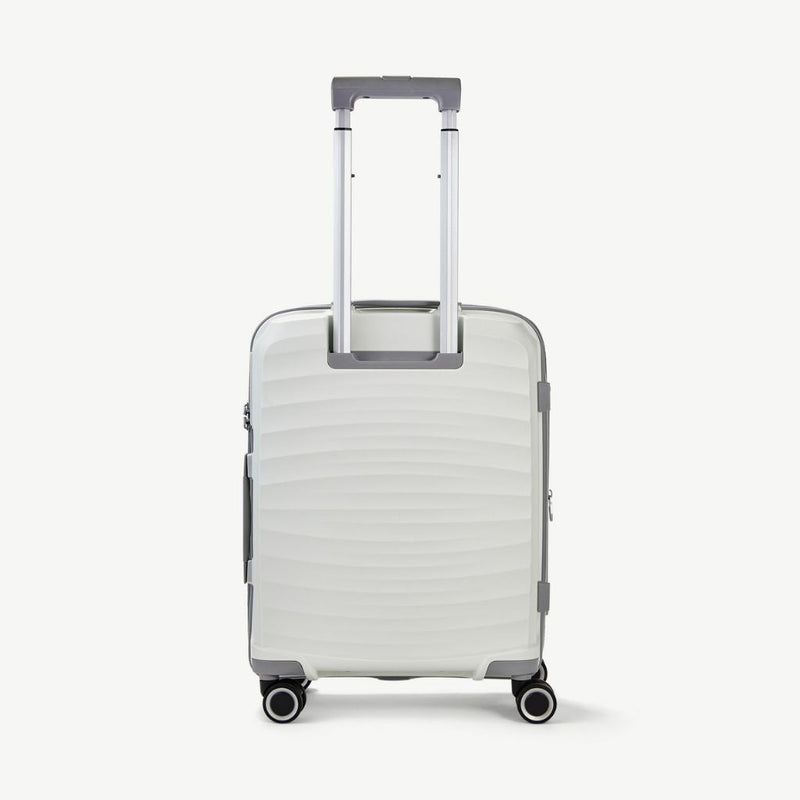 Rock Sunwave 3 Piece Set Expander Hardsided Luggage - White - Love Luggage