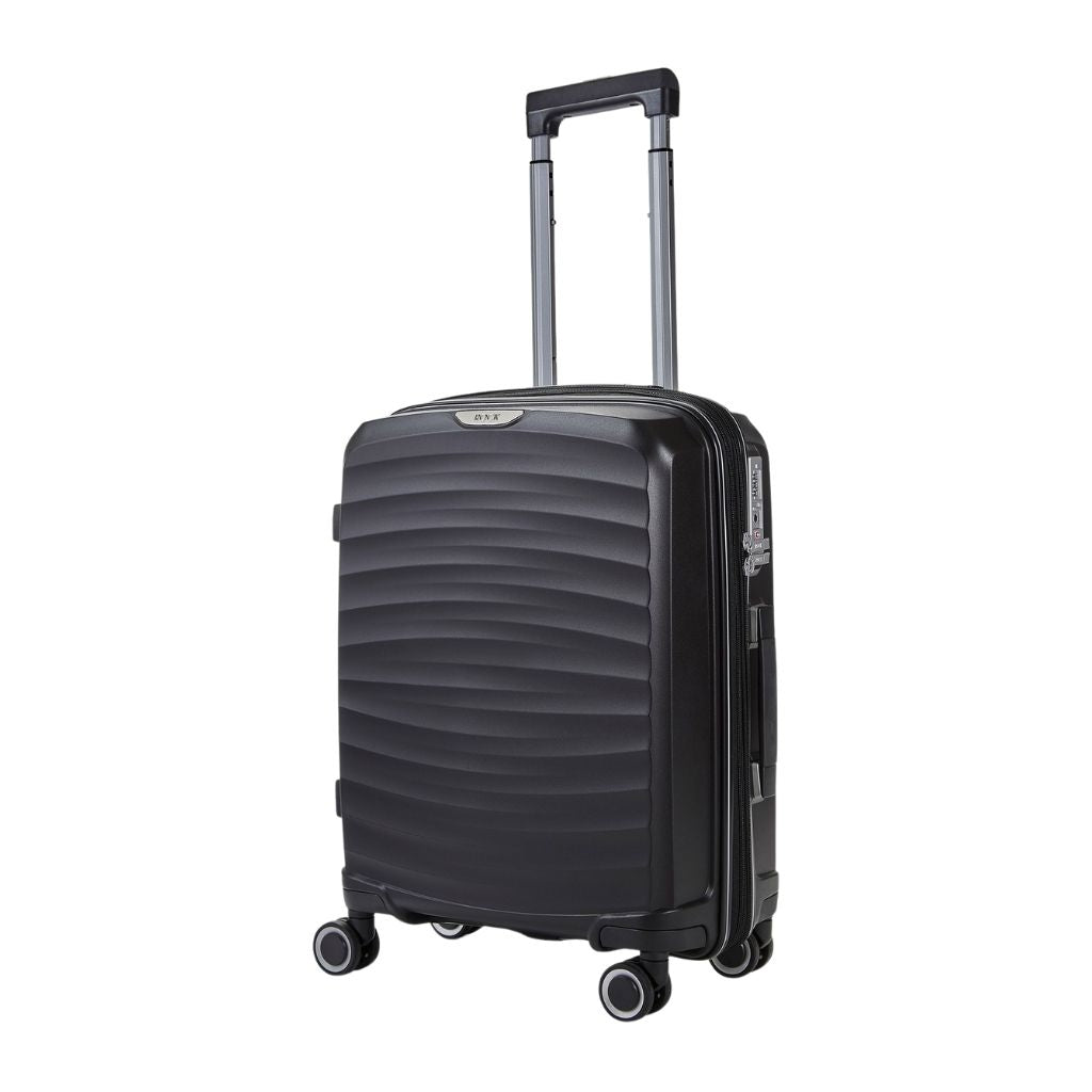 Rock Sunwave 54cm Carry On Hardsided Luggage - Black - Love Luggage