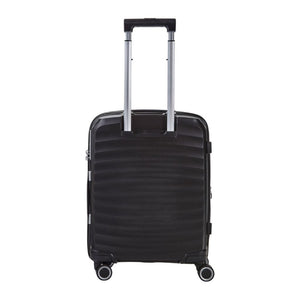 Rock Sunwave 54cm Carry On Hardsided Luggage - Black - Love Luggage
