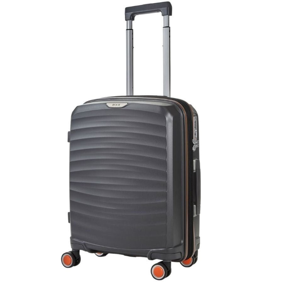 Rock Sunwave 54cm Carry On Hardsided Luggage - Charcoal - Love Luggage