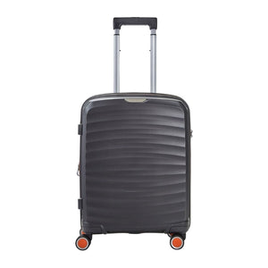 Rock Sunwave 54cm Carry On Hardsided Luggage - Charcoal - Love Luggage