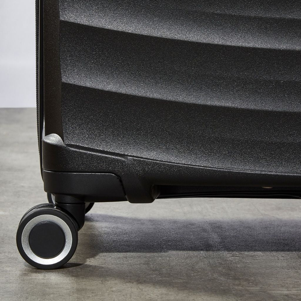 Rock Sunwave 66cm Medium Expander Hardsided Luggage - Black - Love Luggage