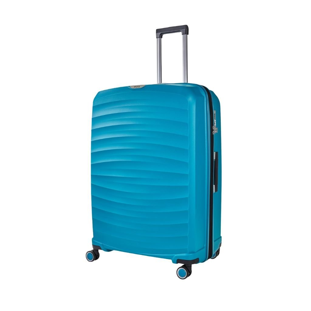 Rock Sunwave 66cm Medium Expander Hardsided Luggage - Blue - Love Luggage