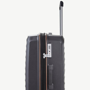 Rock Sunwave 66cm Medium Expander Hardsided Luggage - Charcoal - Love Luggage