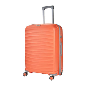 Rock Sunwave 66cm Medium Expander Hardsided Luggage - Peach - Love Luggage
