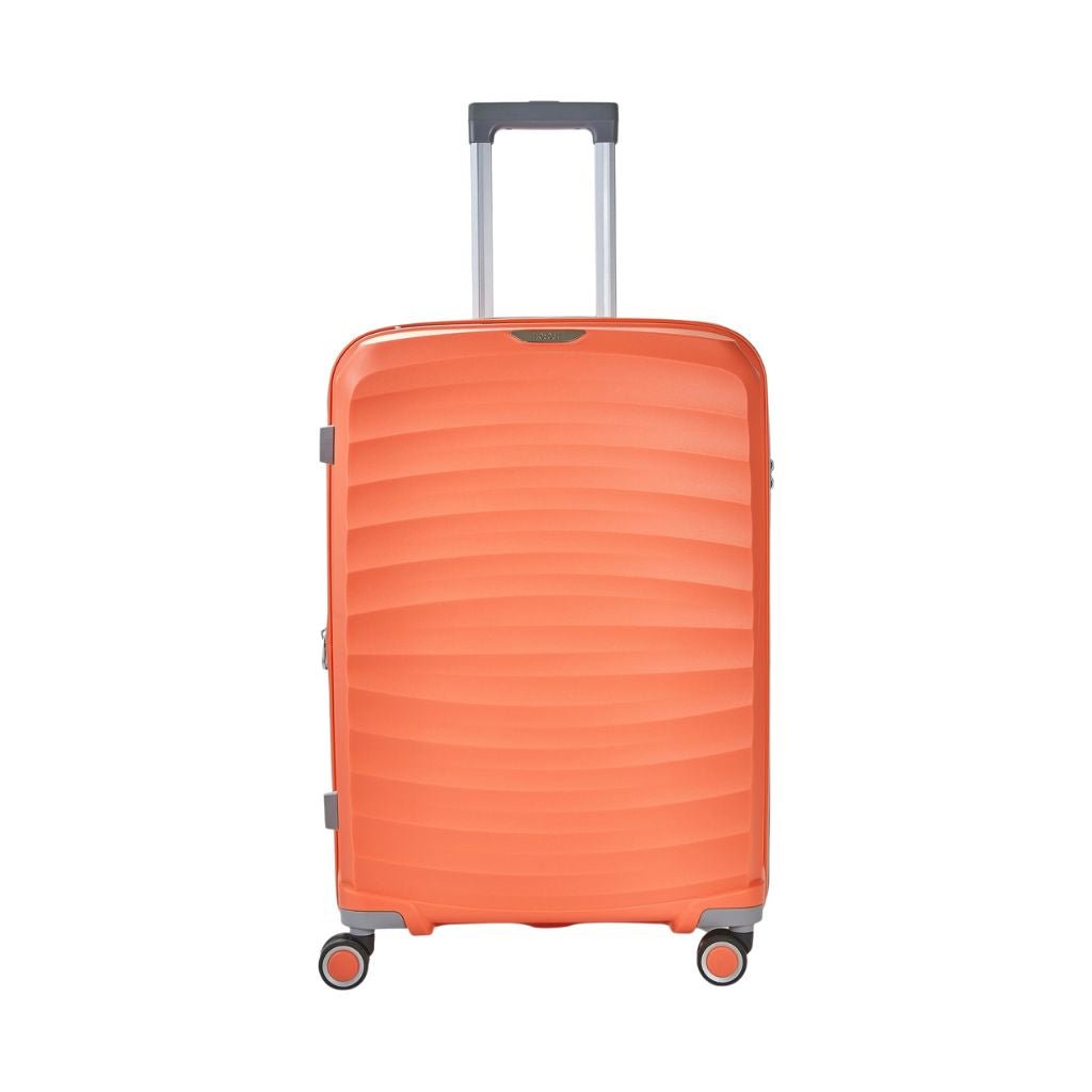 Rock Sunwave 66cm Medium Expander Hardsided Luggage - Peach - Love Luggage
