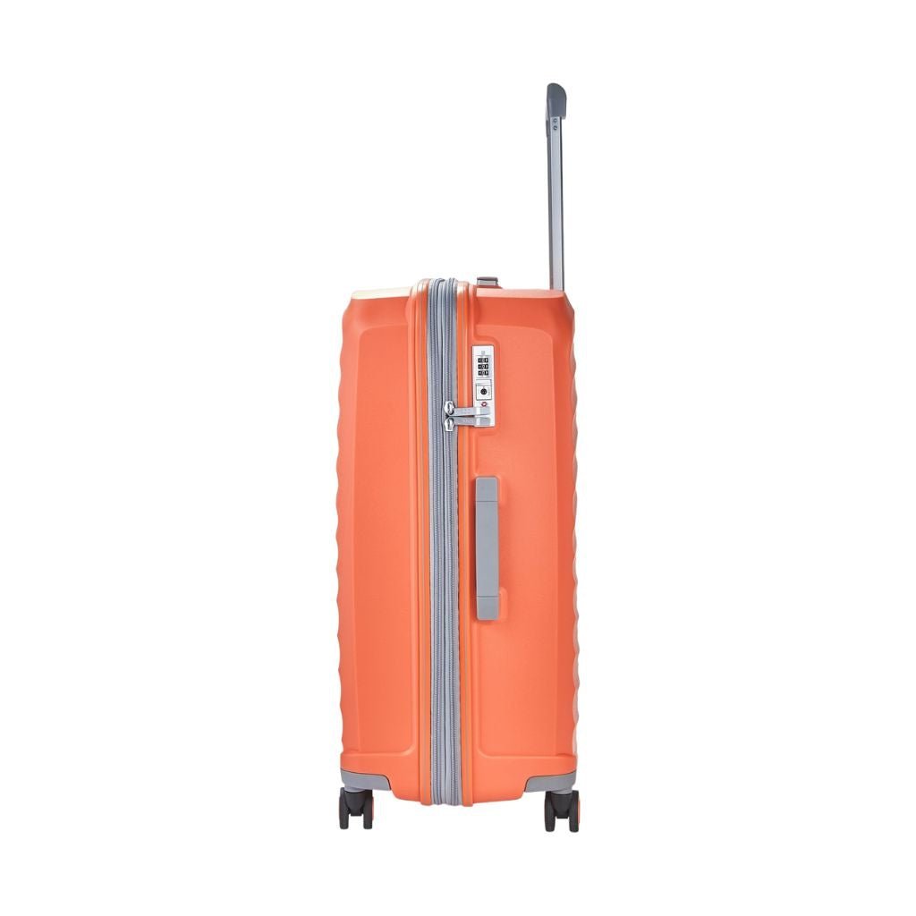 Rock Sunwave 66cm Medium Expander Hardsided Luggage - Peach - Love Luggage