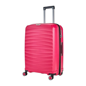 Rock Sunwave 66cm Medium Expander Hardsided Luggage - Pink - Love Luggage