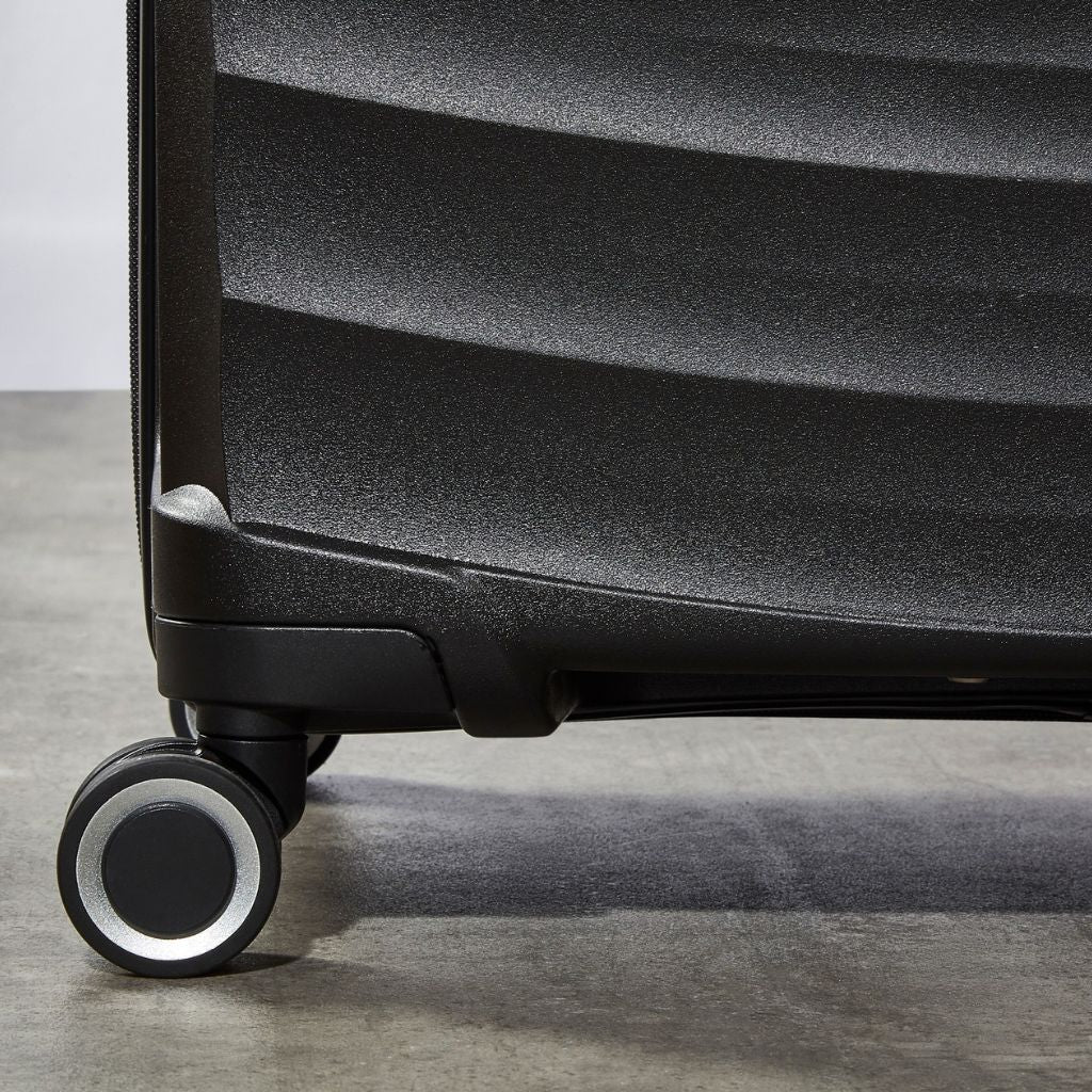 Rock Sunwave 79cm Large Expander Hardsided Luggage - Black - Love Luggage