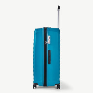 Rock Sunwave 79cm Large Expander Hardsided Luggage - Blue - Love Luggage