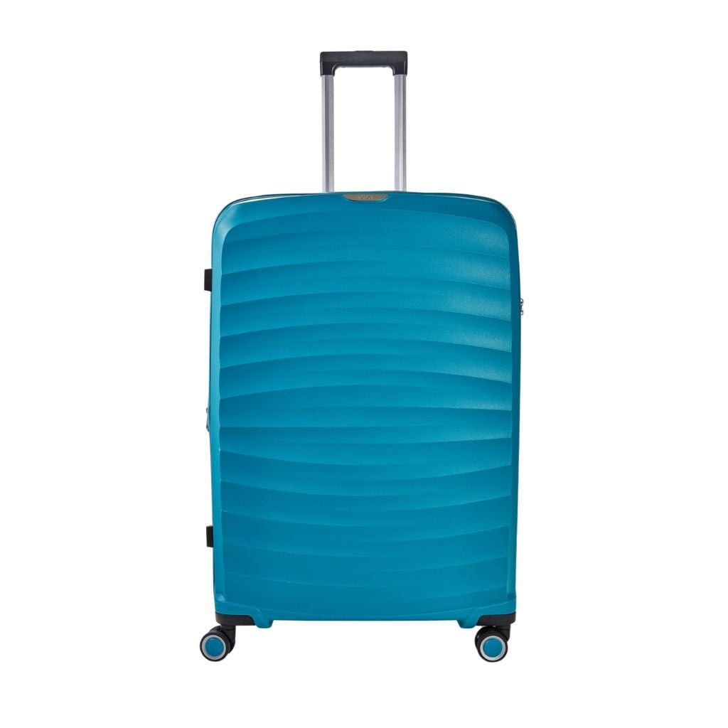 Rock Sunwave 79cm Large Expander Hardsided Luggage Blue On